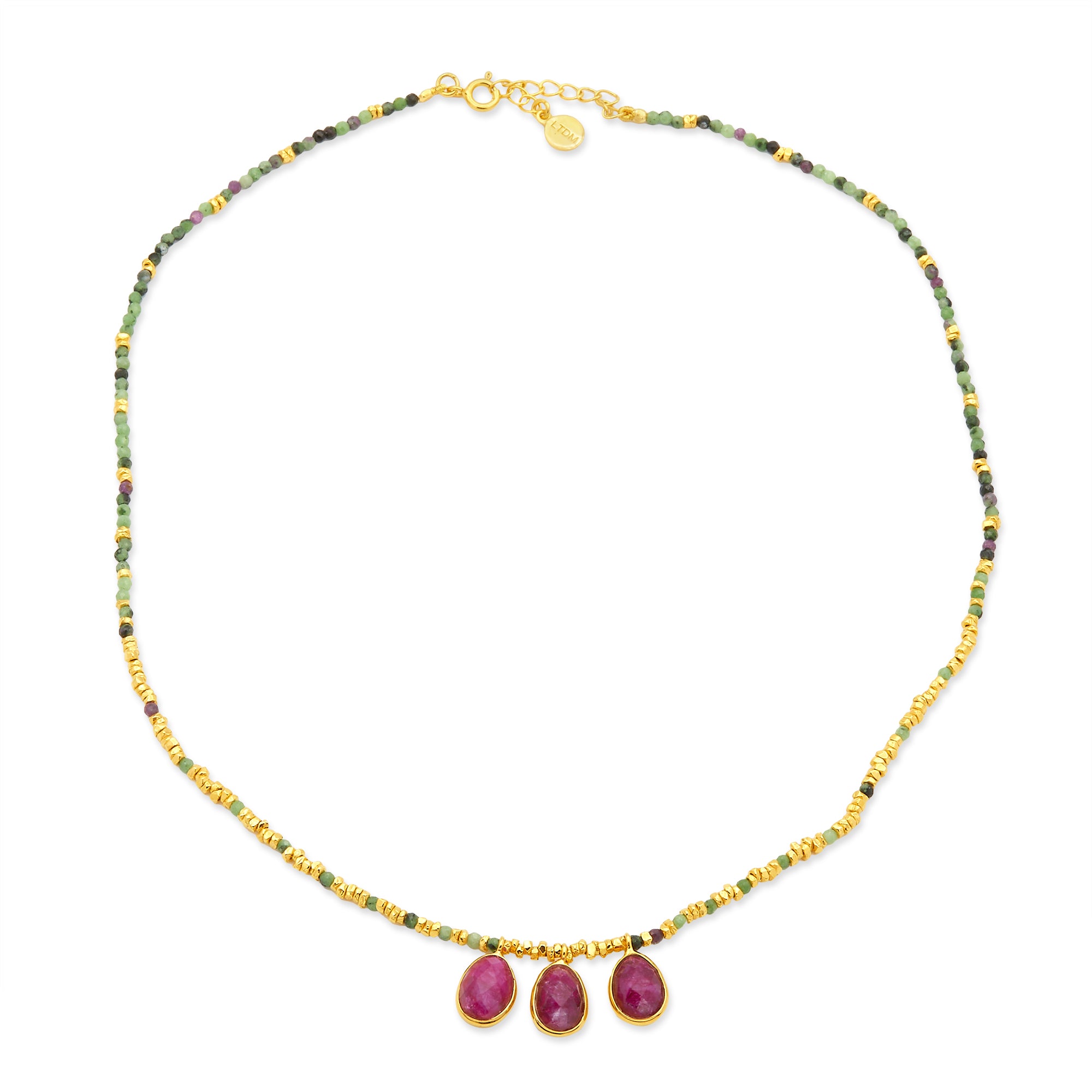 MAHARANI Halskette Rubin Zoisit