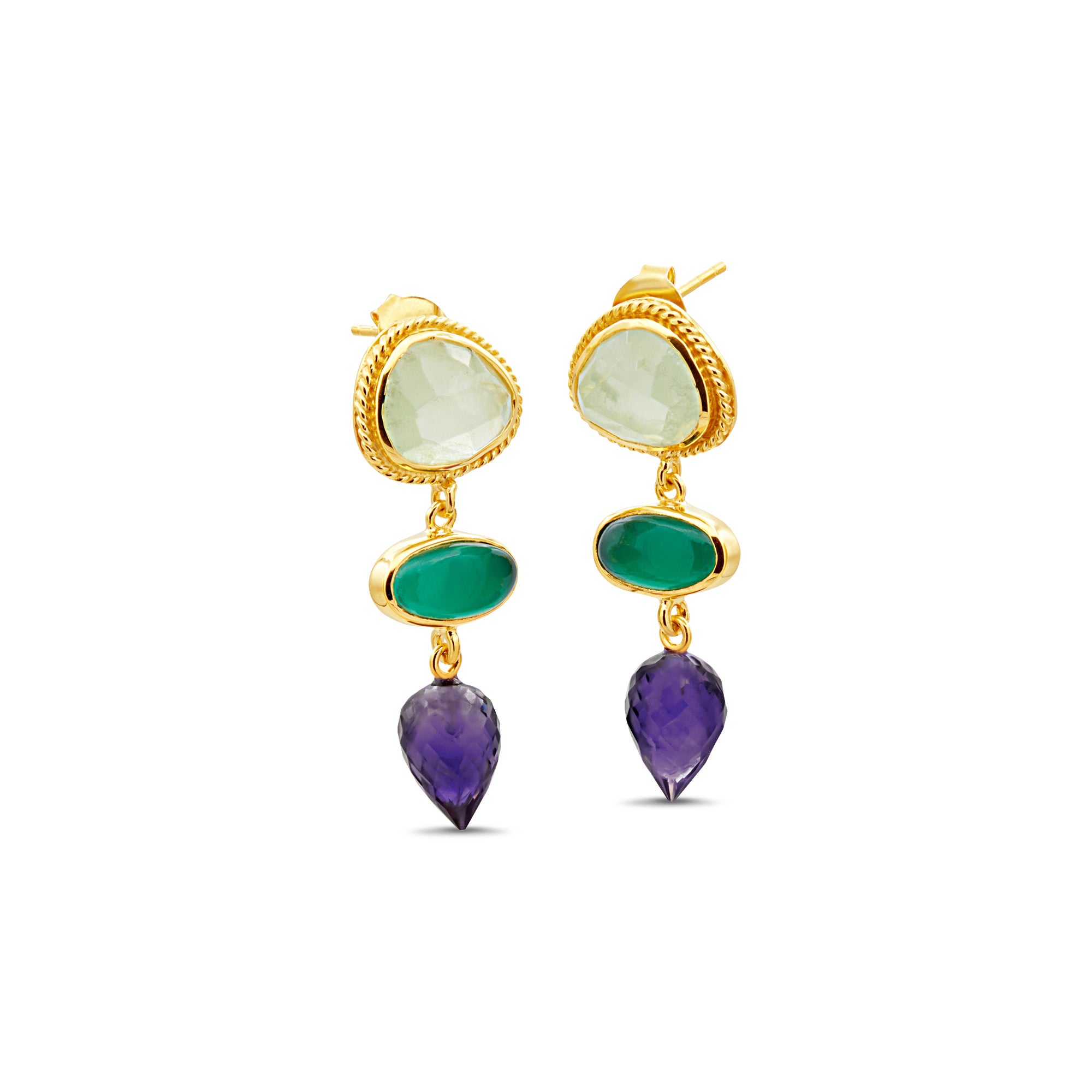 MAHILA Ohrringe Amethyst