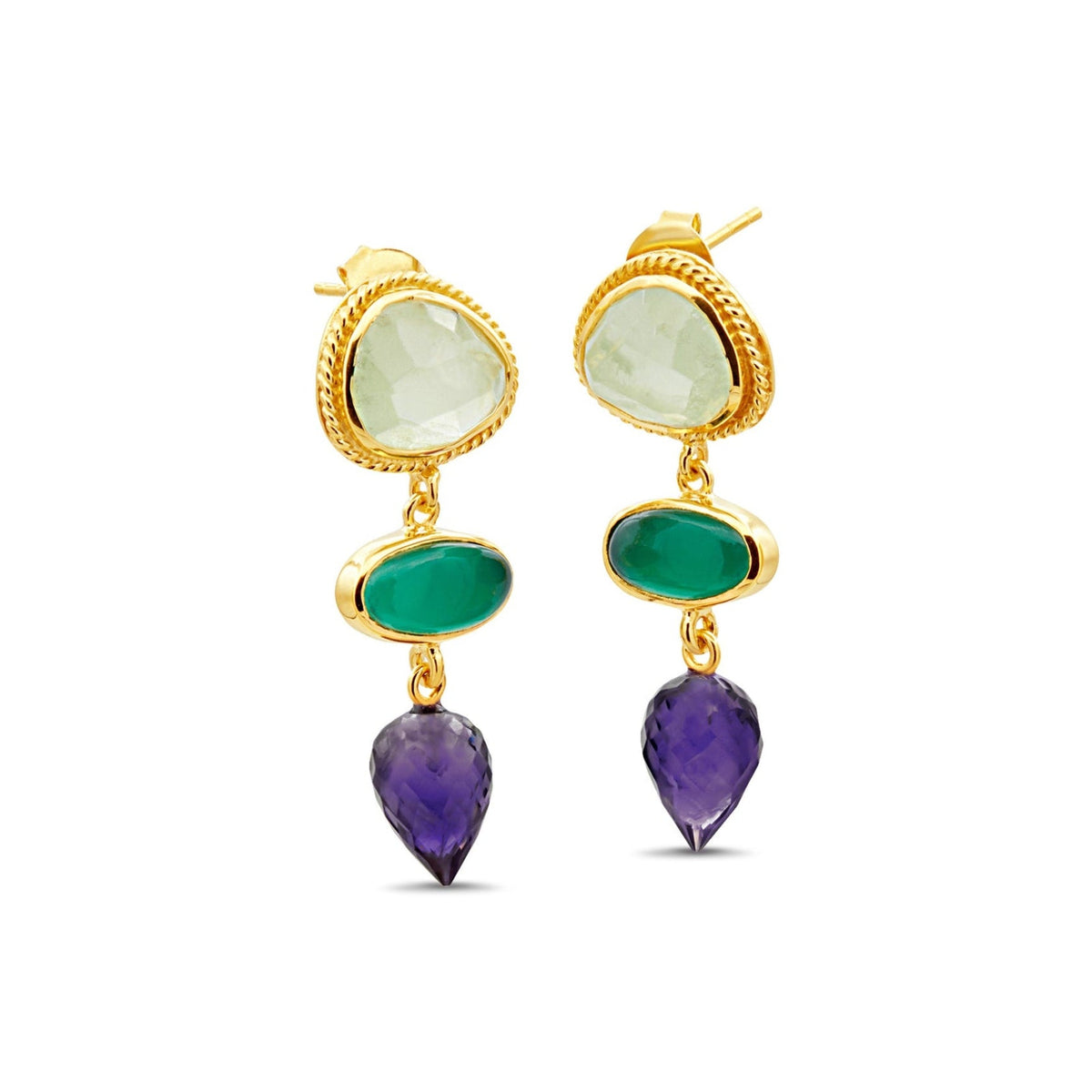 MAHILA Ohrringe Amethyst