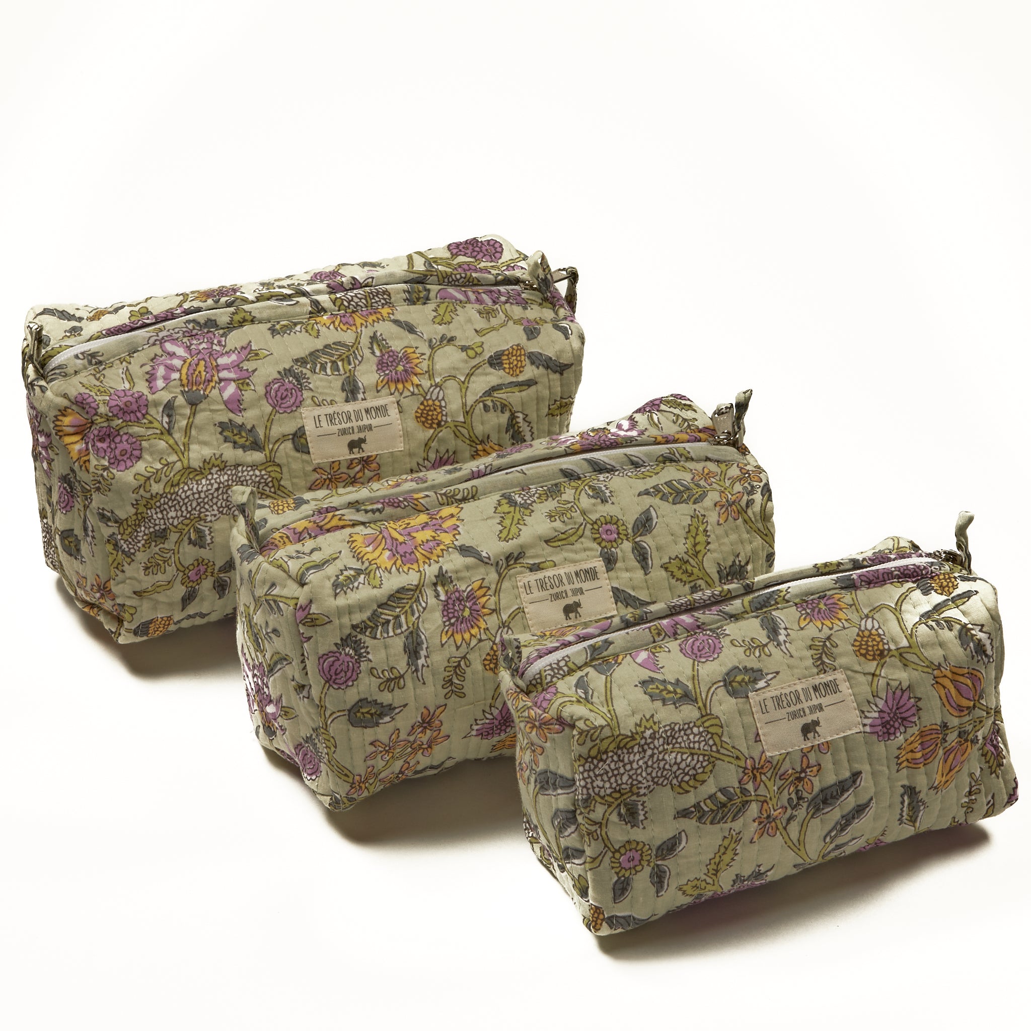 Necessaire SPRING hellgrün