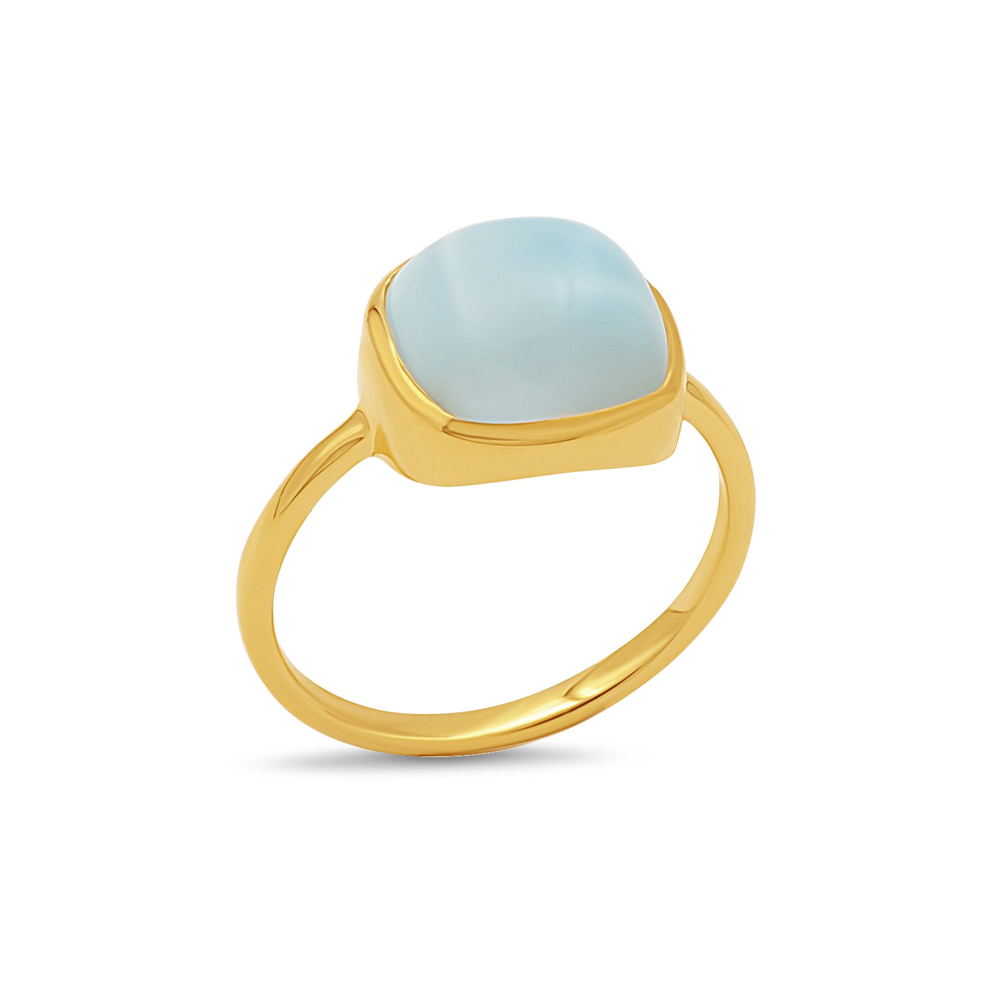 DUNIA Fingerring Larimar