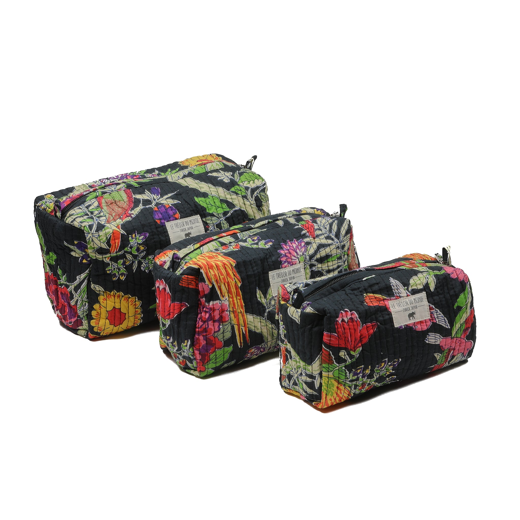 Necessaire SECRET GARDEN schwarz