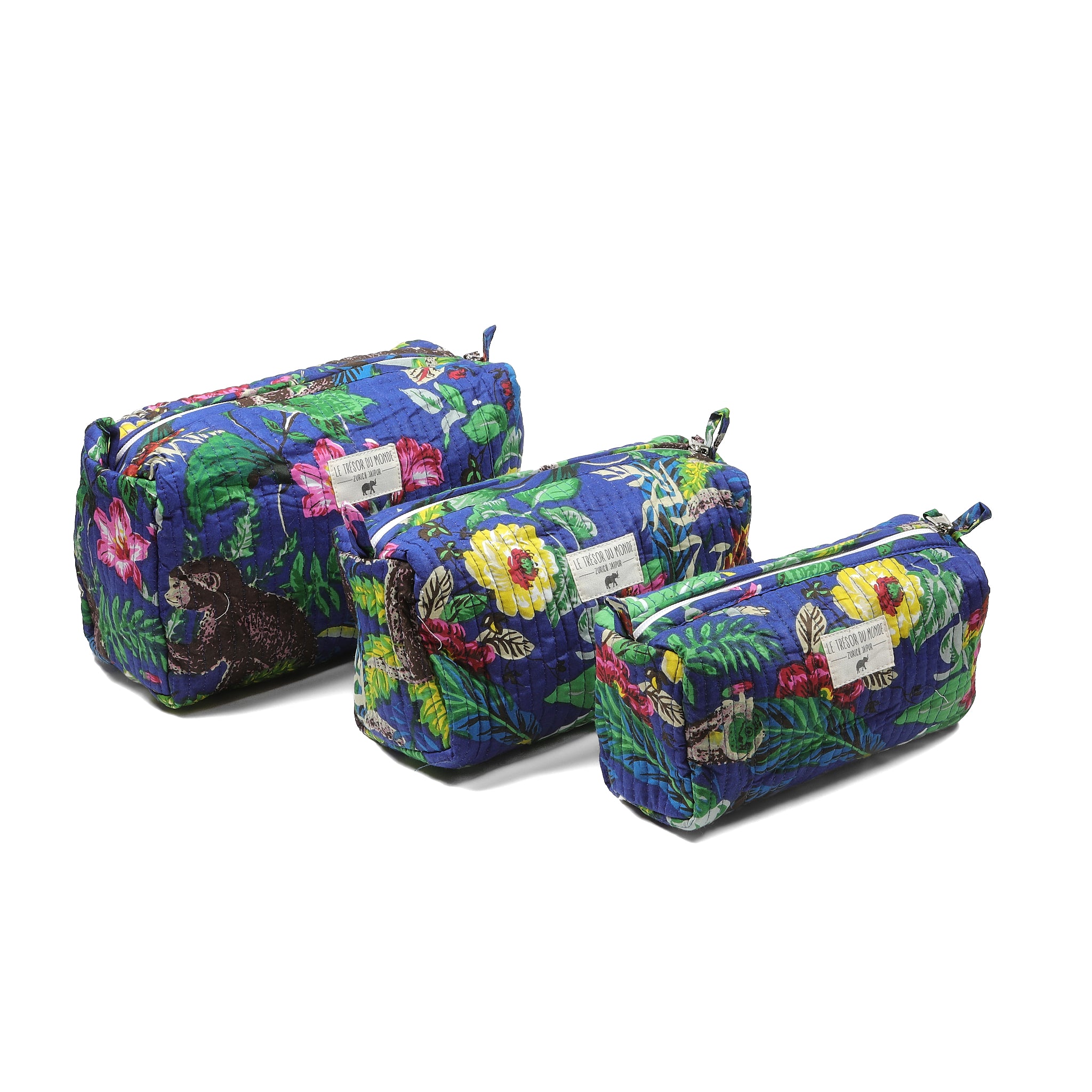 Necessaire SECRET GARDEN blau