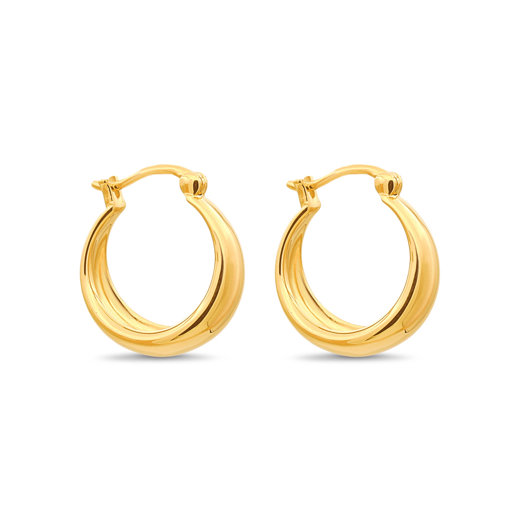 DIAN Kreolen Silber vergoldet