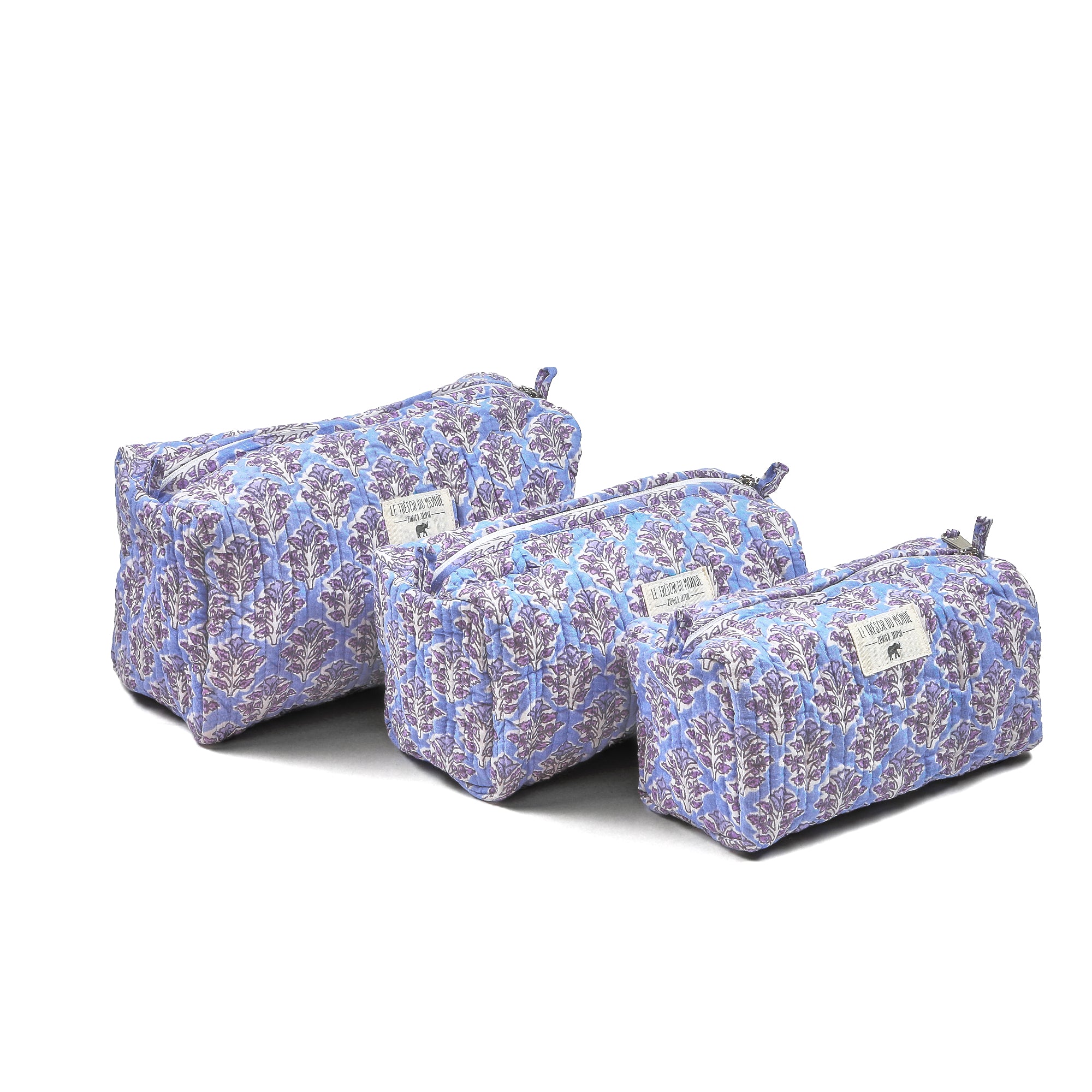 Necessaire MOIRA hellblau