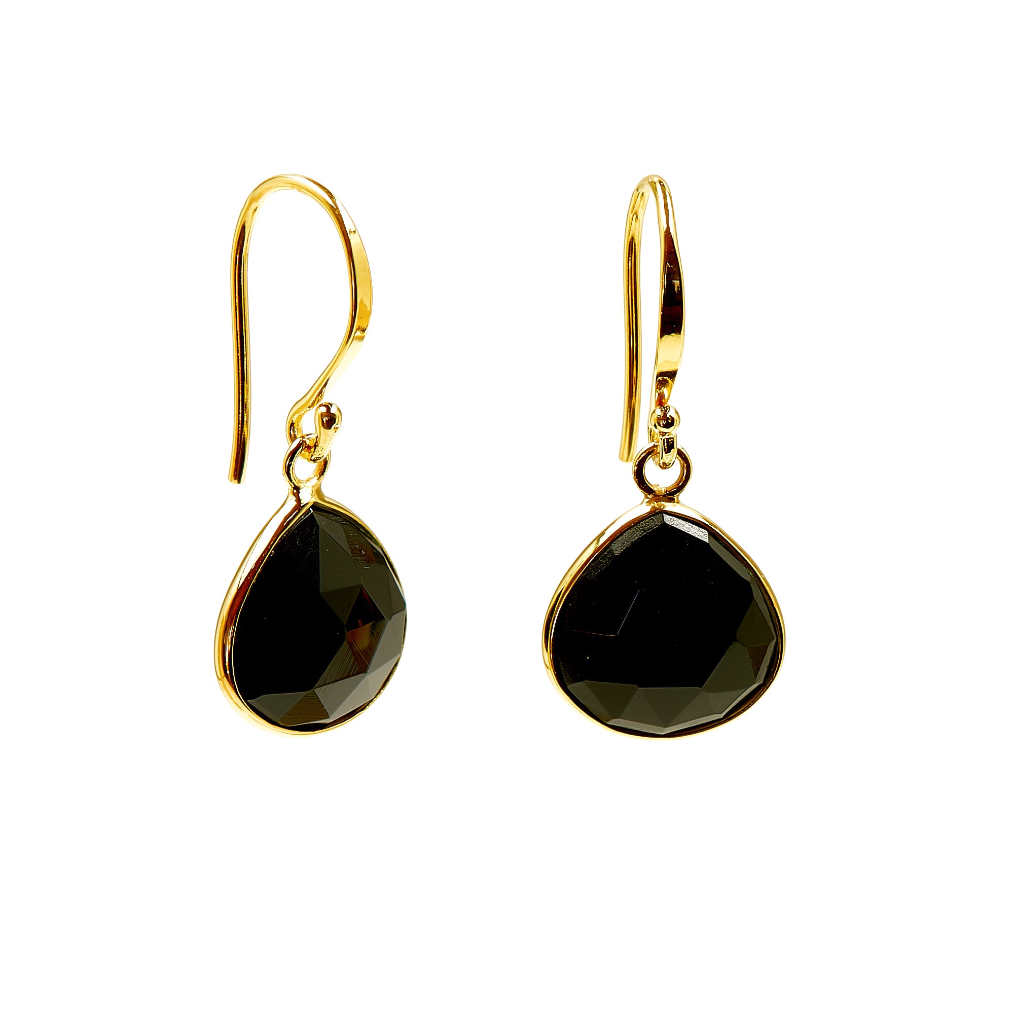 TEARDROP Ohrringe Schwarzer Onyx