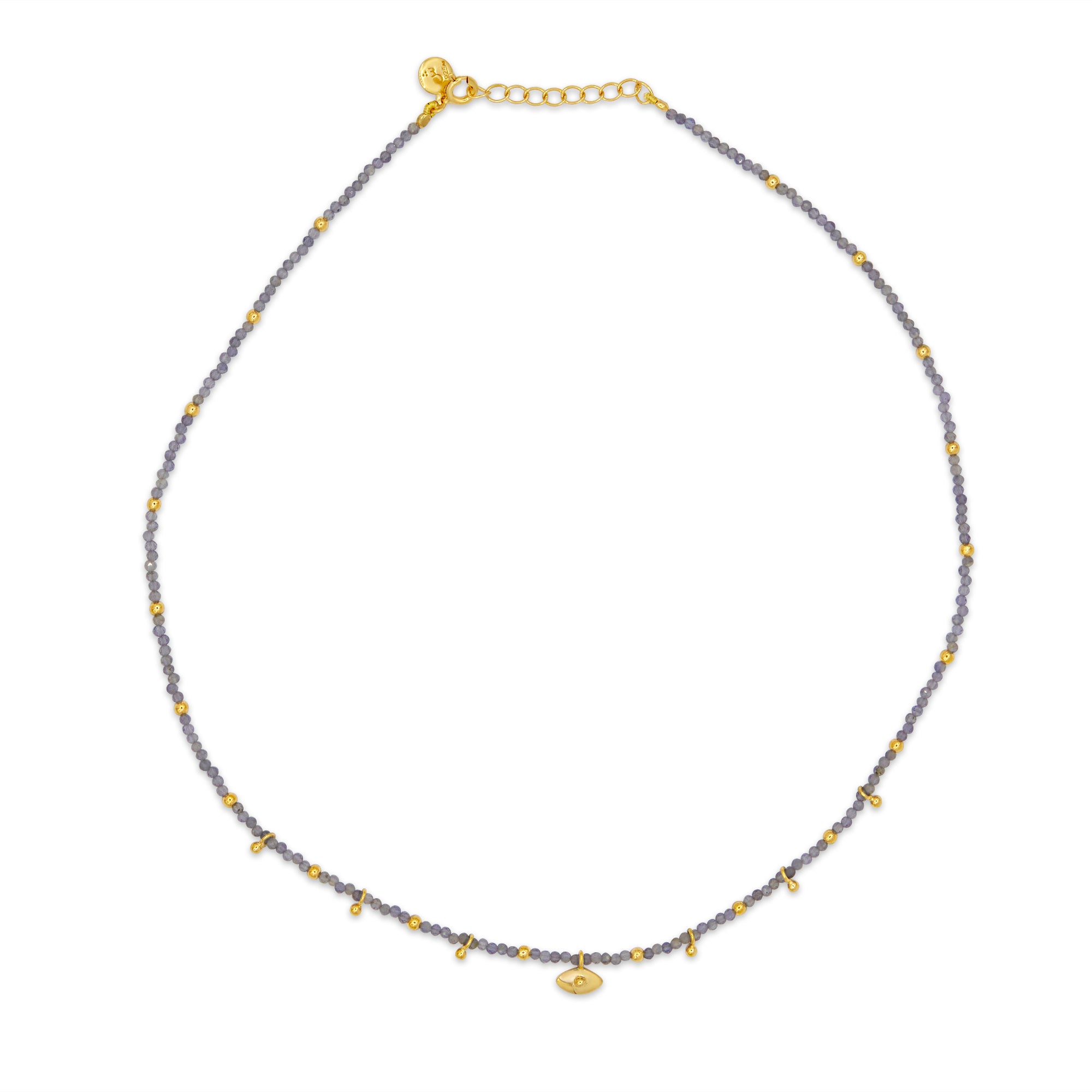 NAZAR EYE Halskette Iolith