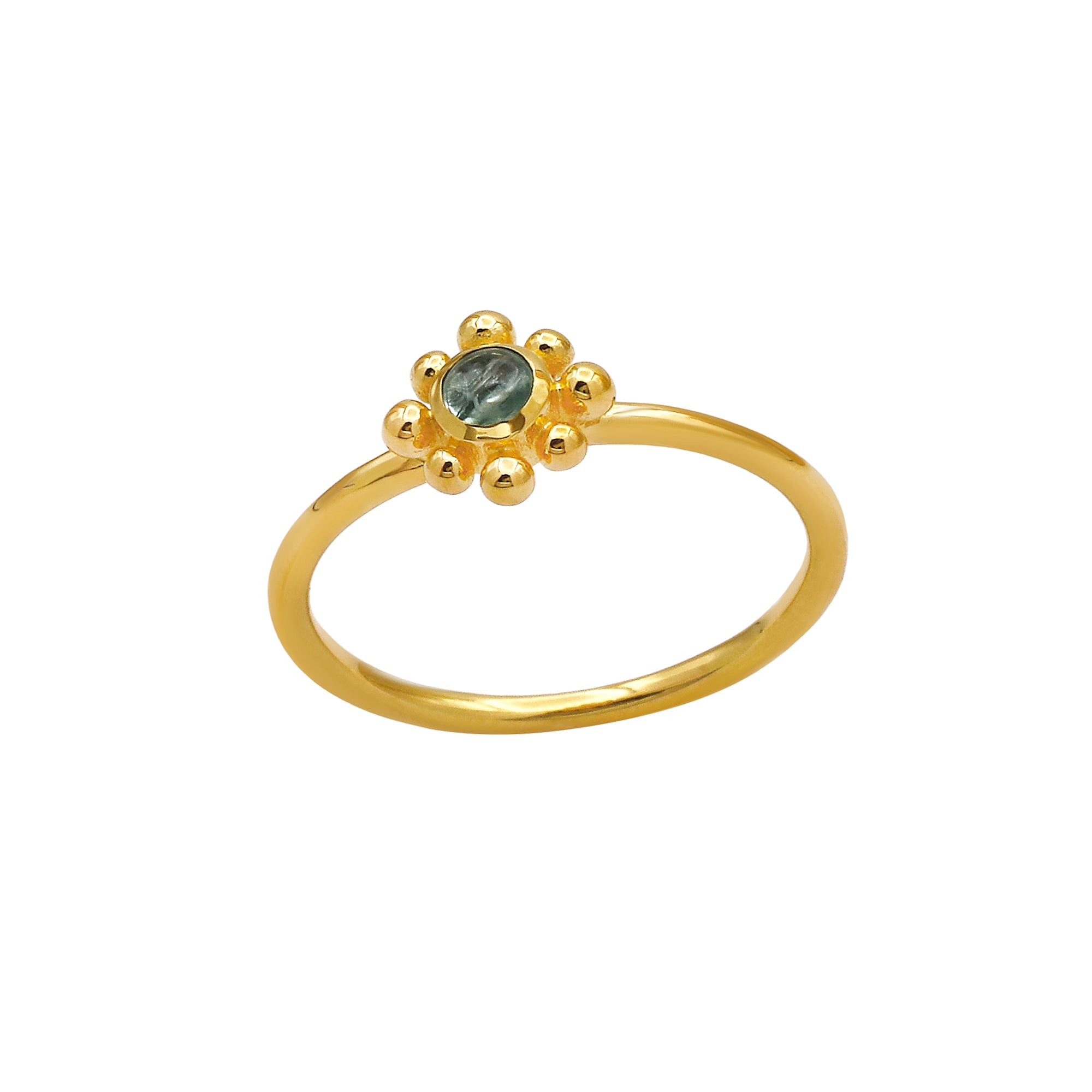 FLOWER Fingerring Kyanit