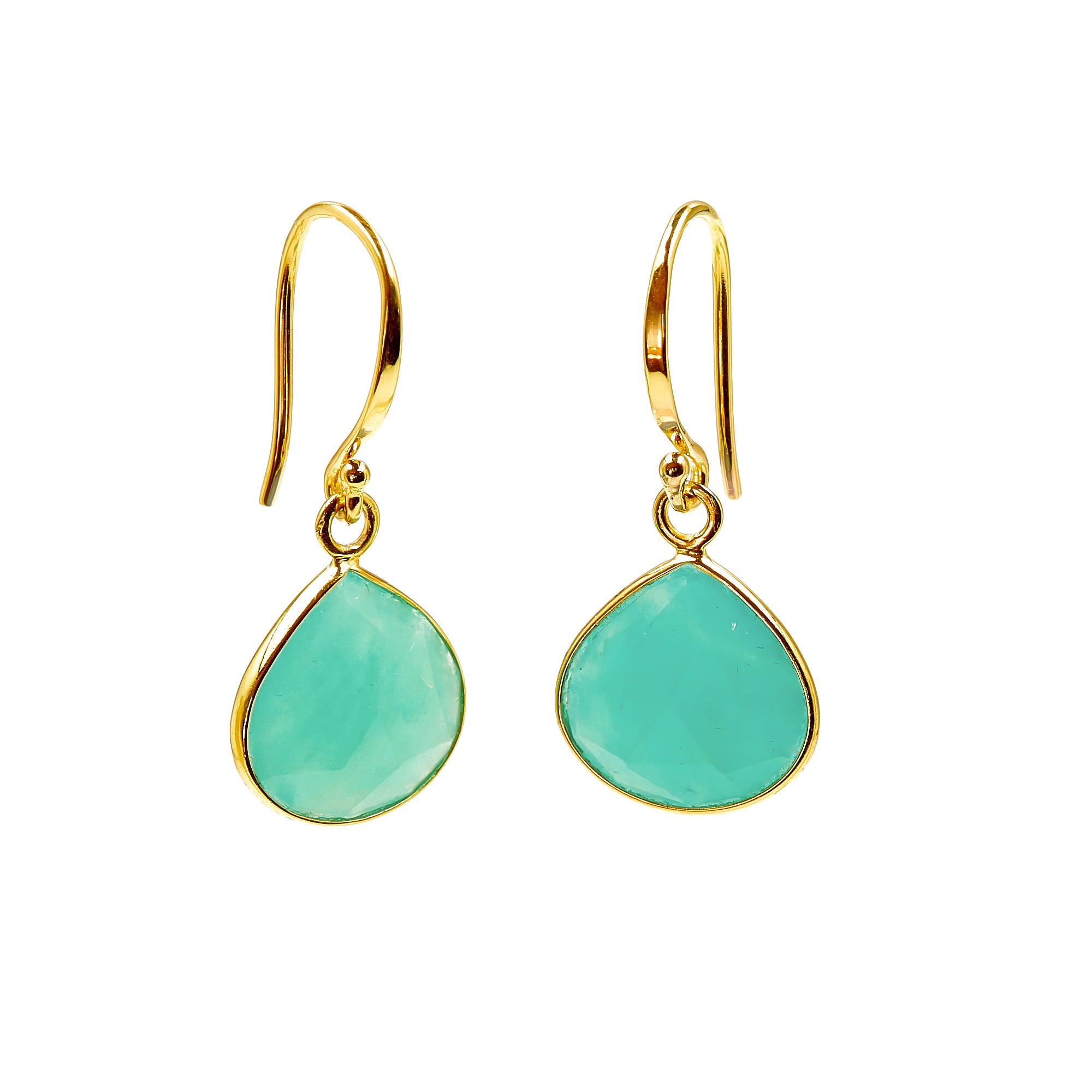 TEARDROP Ohrringe Amazonit