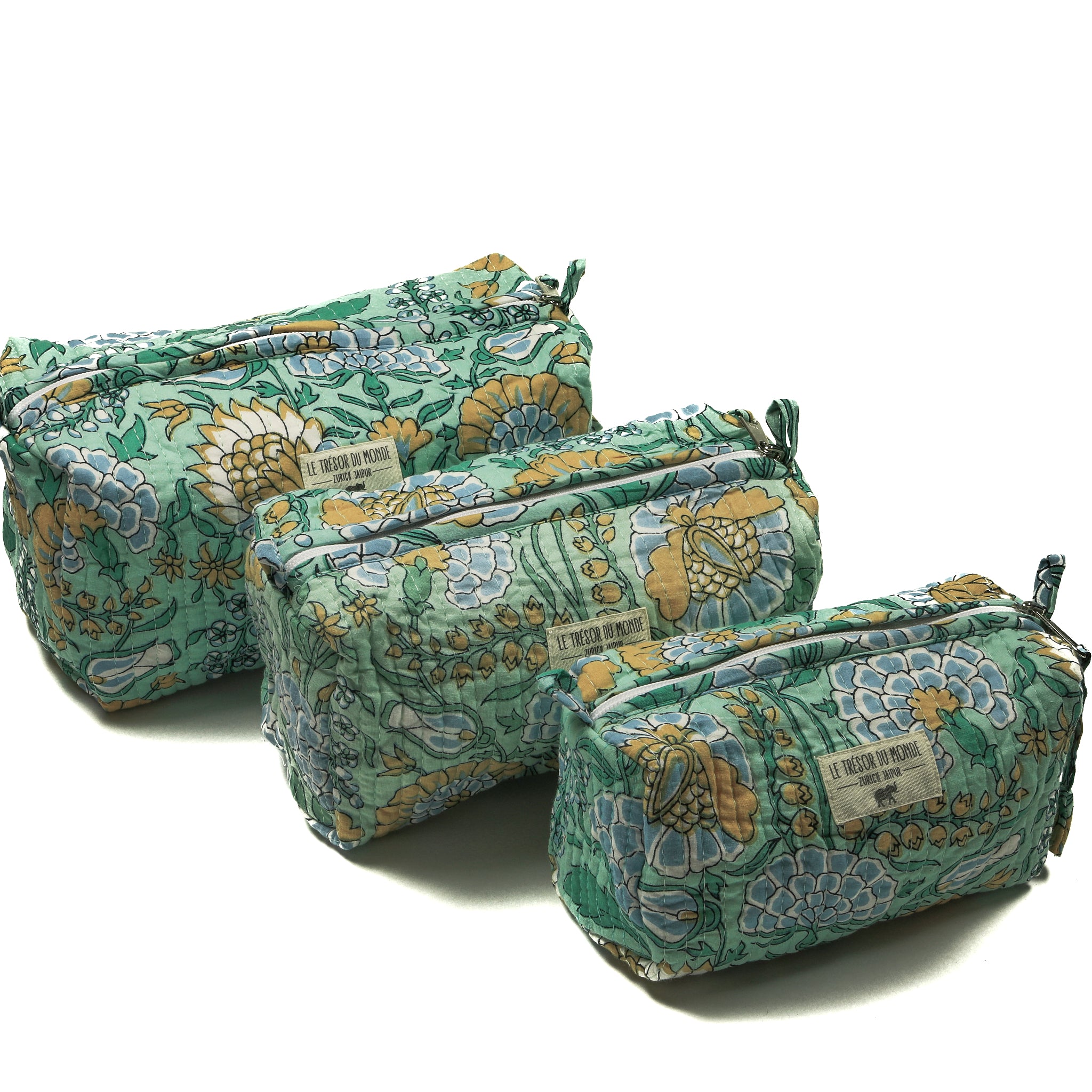 Necessaire FLOWER mint