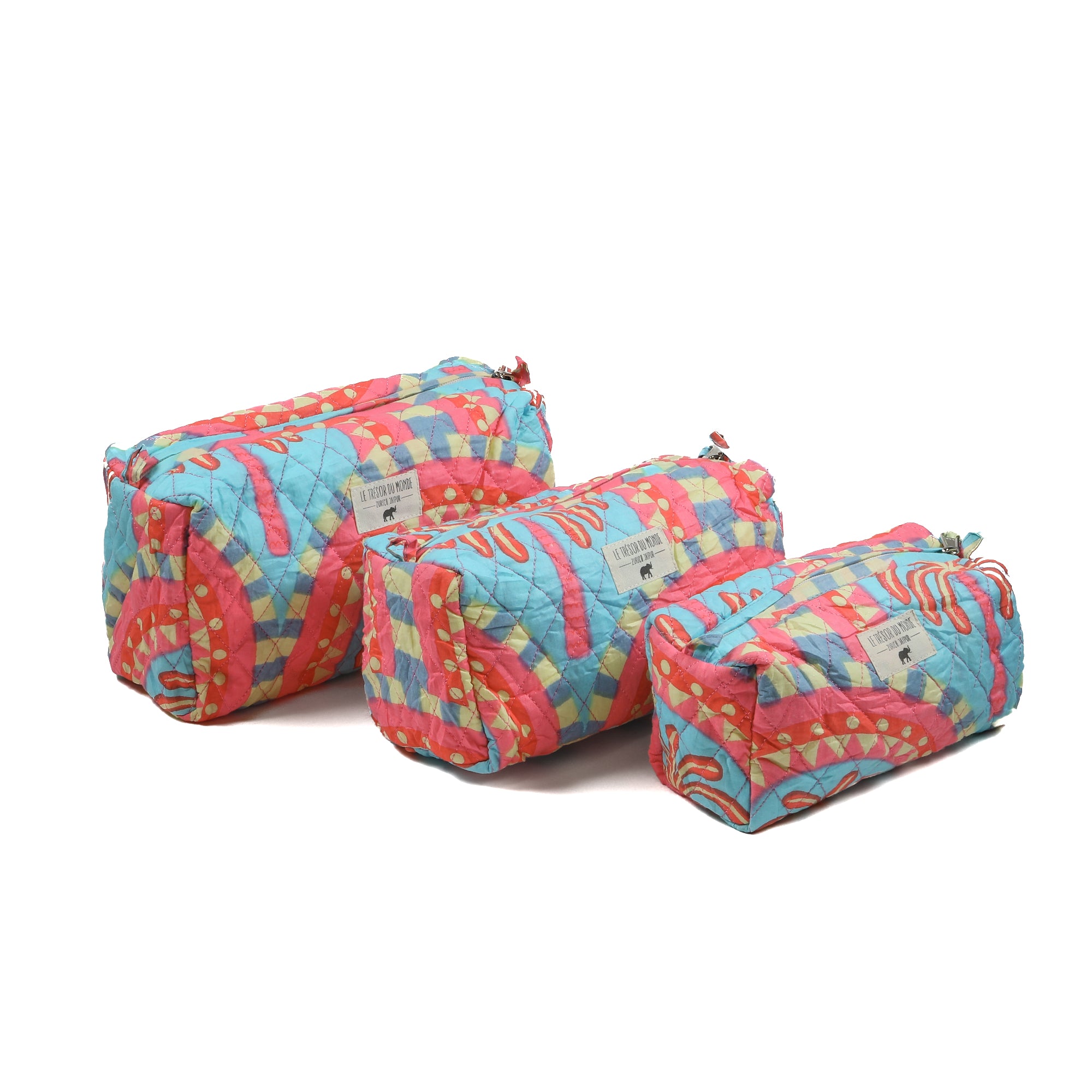 Necessaire PALM Hellblau