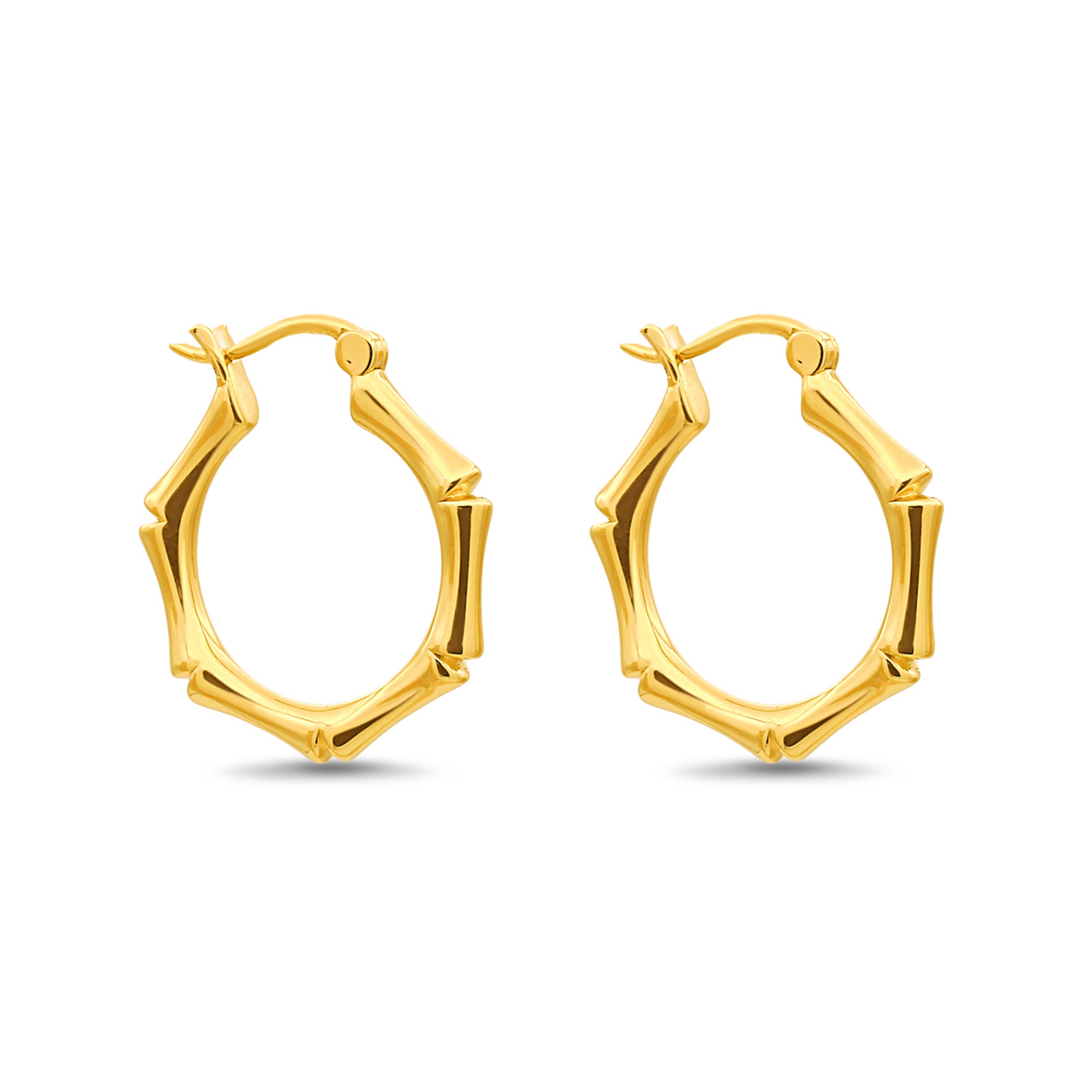 VENU Kreolen Silber vergoldet