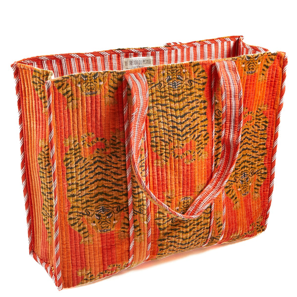 TIGER Velours Tasche Orange