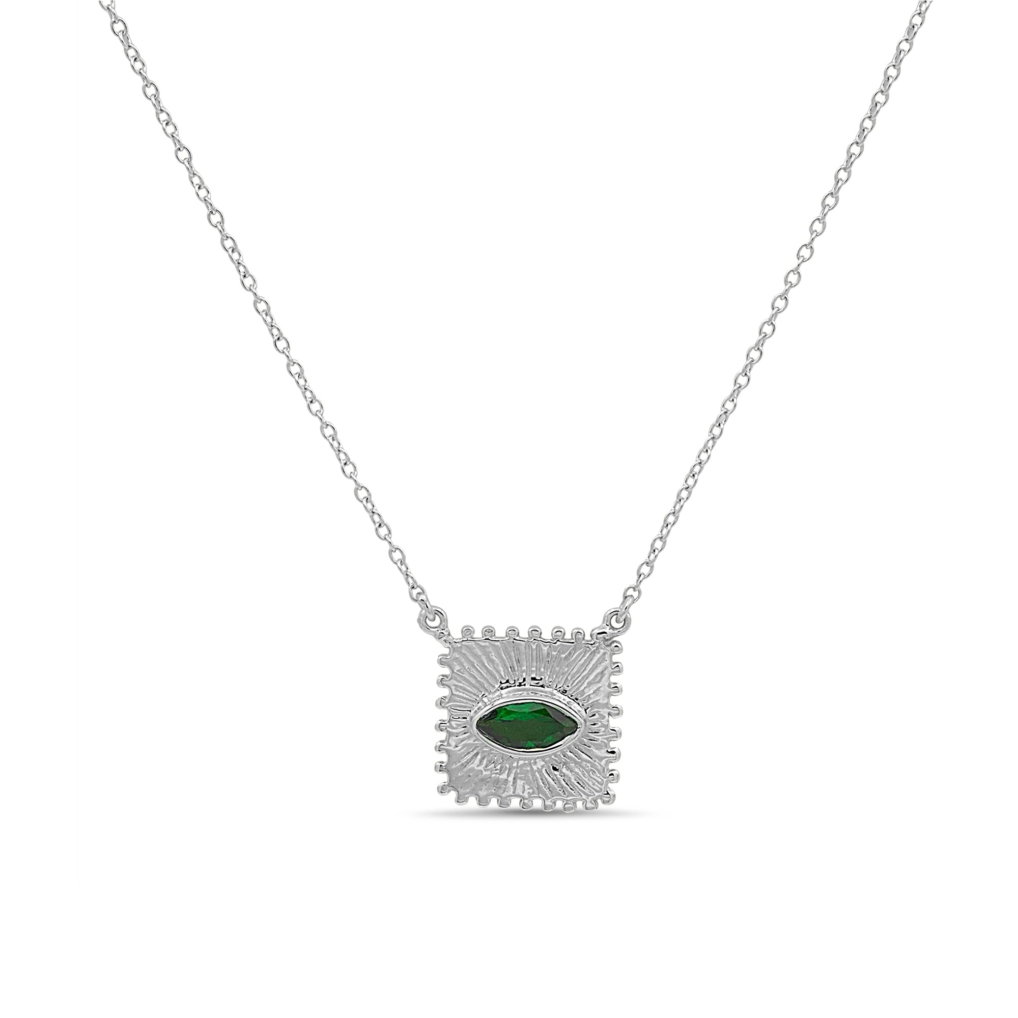 NAZAR Eye Halskette Silber
