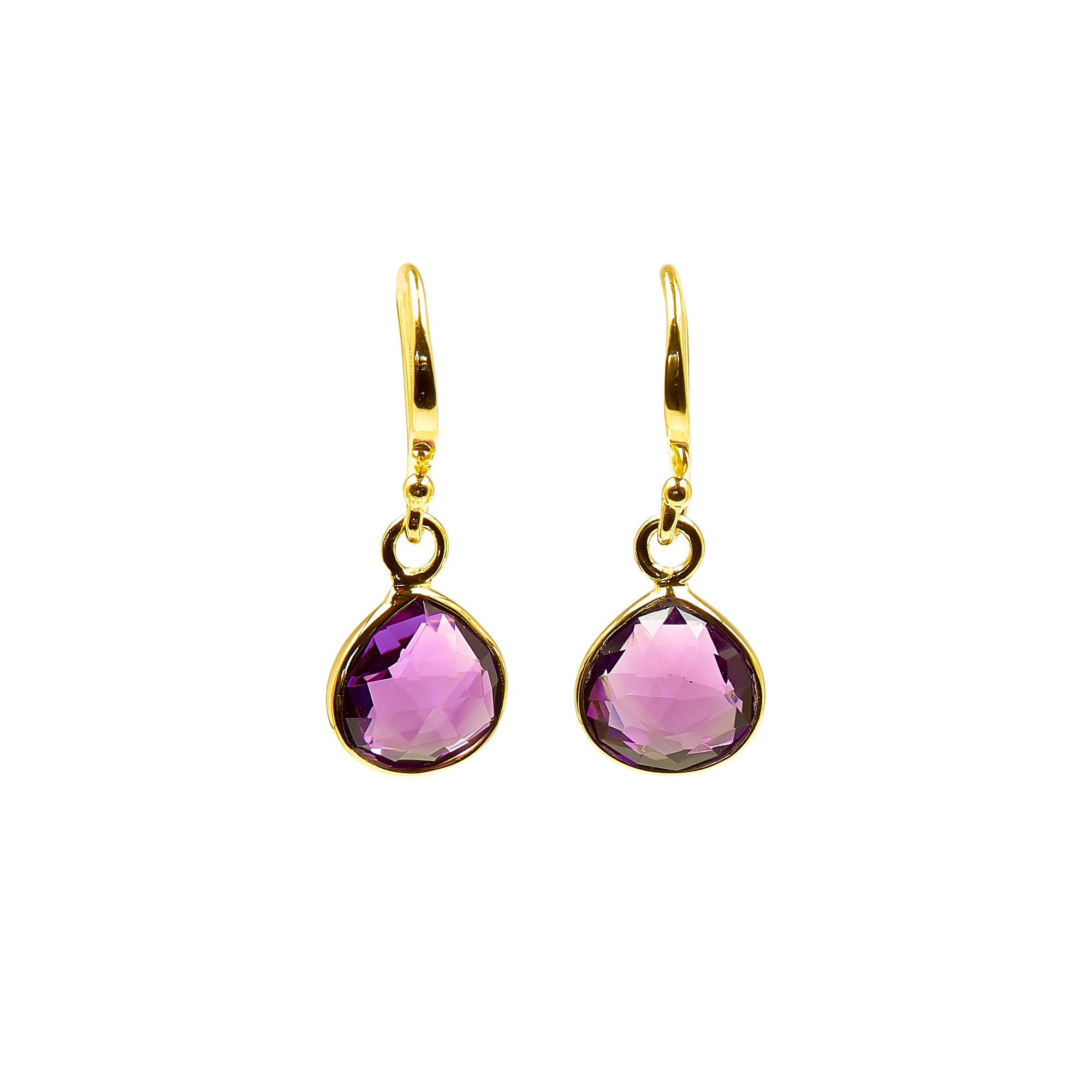 TEARDROP Ohrringe Amethyst
